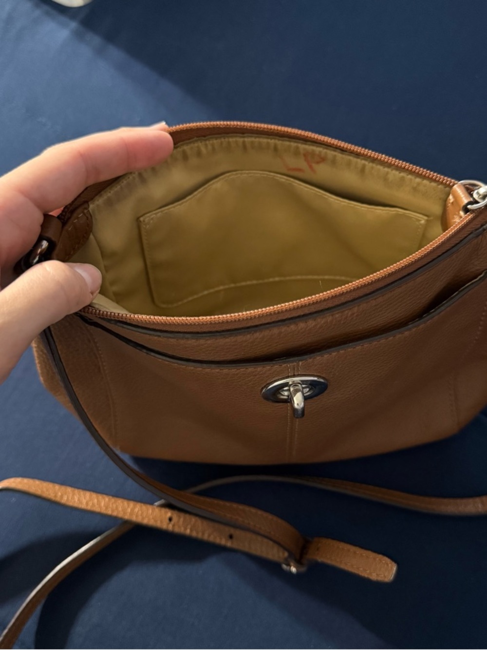 Coach Leather Crossbody Bag in Brown - Picture 5 of 6